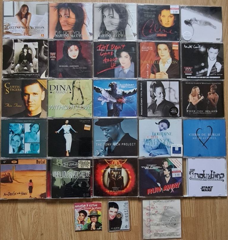 JOB LOT OF 28 CD SINGLES VARIOUS ARTISTS
