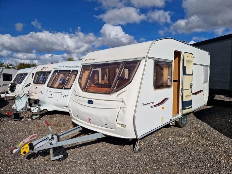 2007 Lunar Chateau 470 Single Axle 4 Berth Motor Movers Fixed Bed Bike Rack