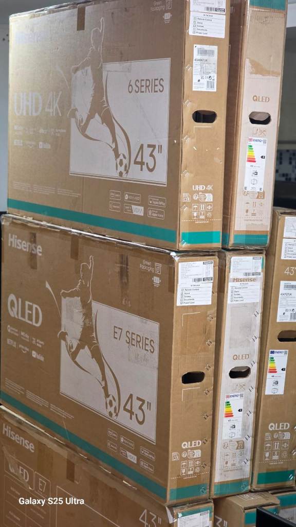 Hisense 43 Inch qled UHD 4K Smart TV - 43e7qtuk New