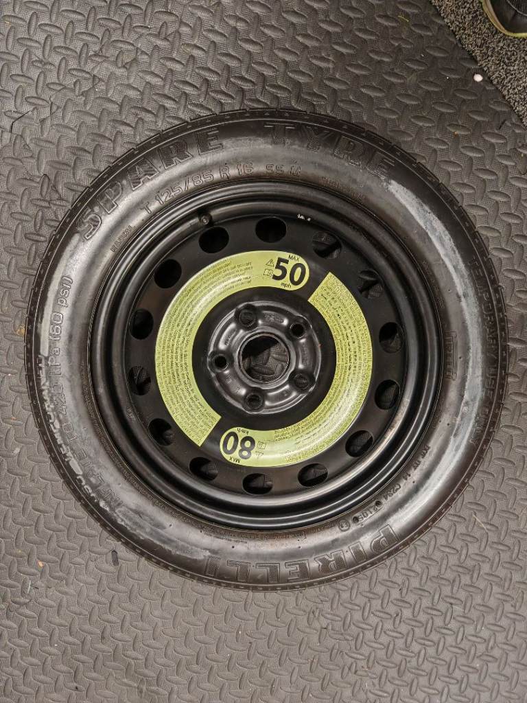 Unused New 16" Space Saver Spare wheel and tyre