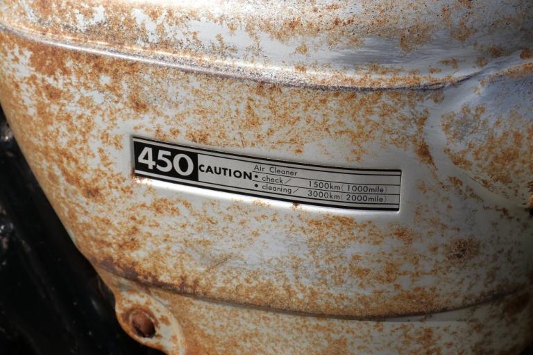 Honda CB450 CB 450 Blackbomber 1967 UK bike, winter restoration project.