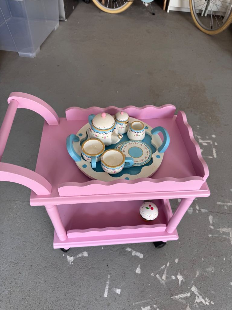 Child’s toy tea trolley for sale
