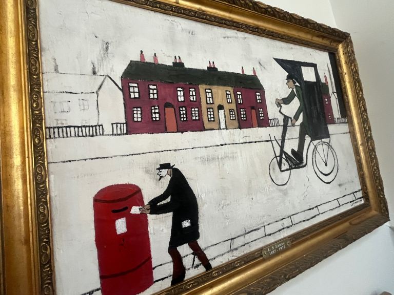 L s Lowry oil painting 