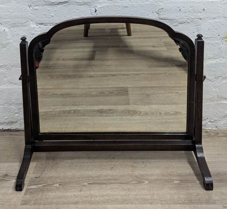 Early 20th century mahogany dressing mirror  (DELIVERY AVAILABLE)