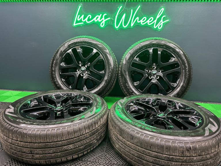 New Defender 90 110 L663 / Discovery 20” style 5095 Gloss Black Alloy Wheels & all Pirelli’s!