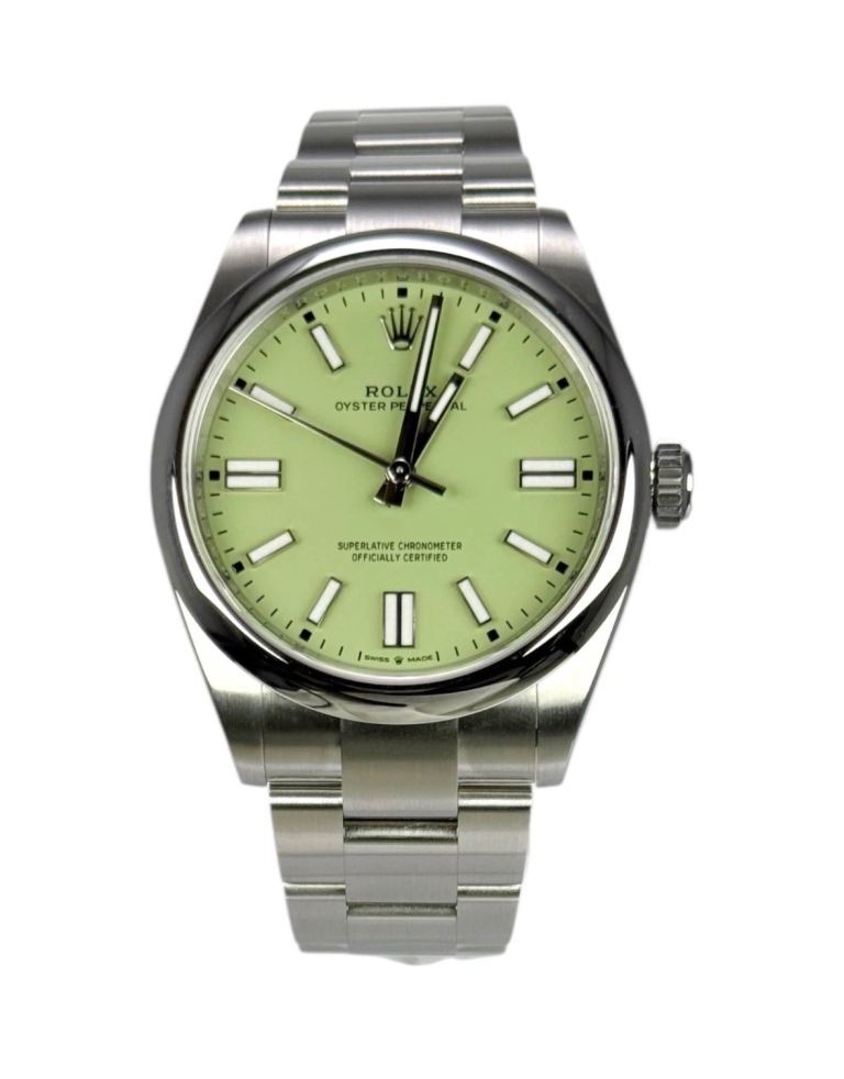 Rolex Oyster Perpetual Pistachio 41mm Full Set 2025
