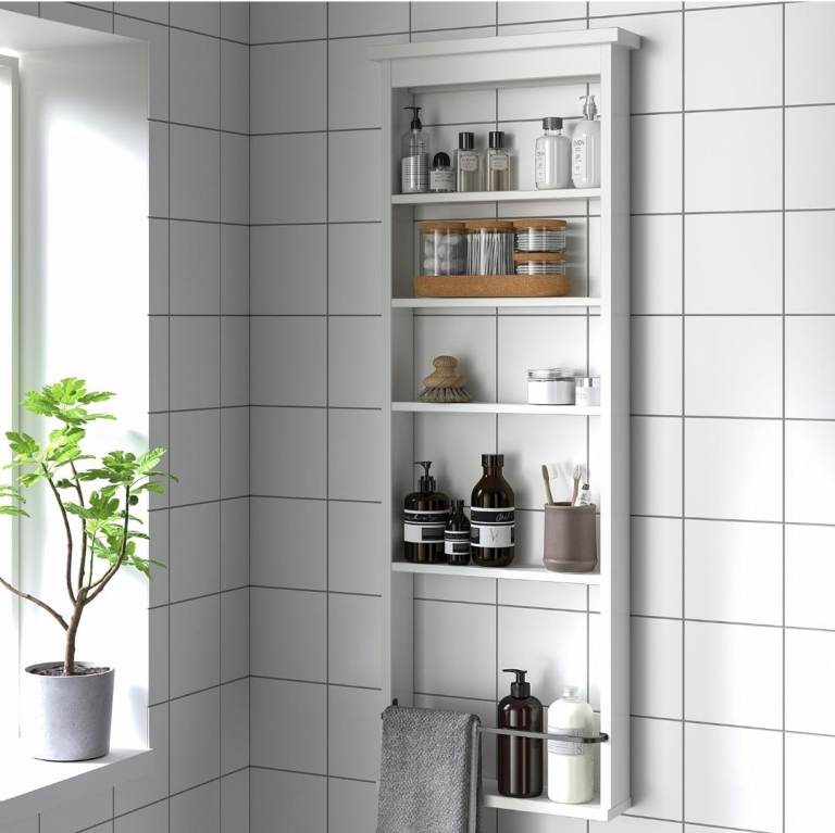 (NEW!) IKEA HEMNES Bathroom Wall Shelf (42 x 118 cm) £40.00