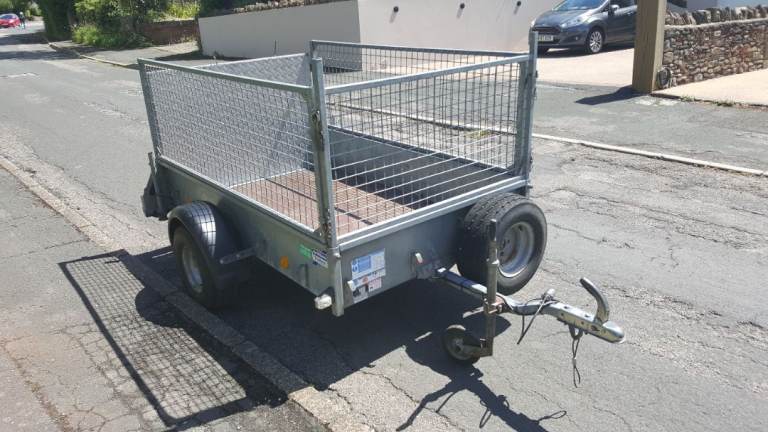 Ifor williams p6e caged trailer with ramp