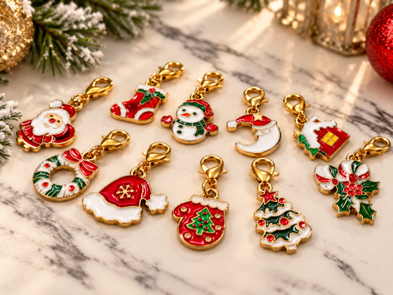 Christmas Miniature Charms – 10 Random Designs for £3.50