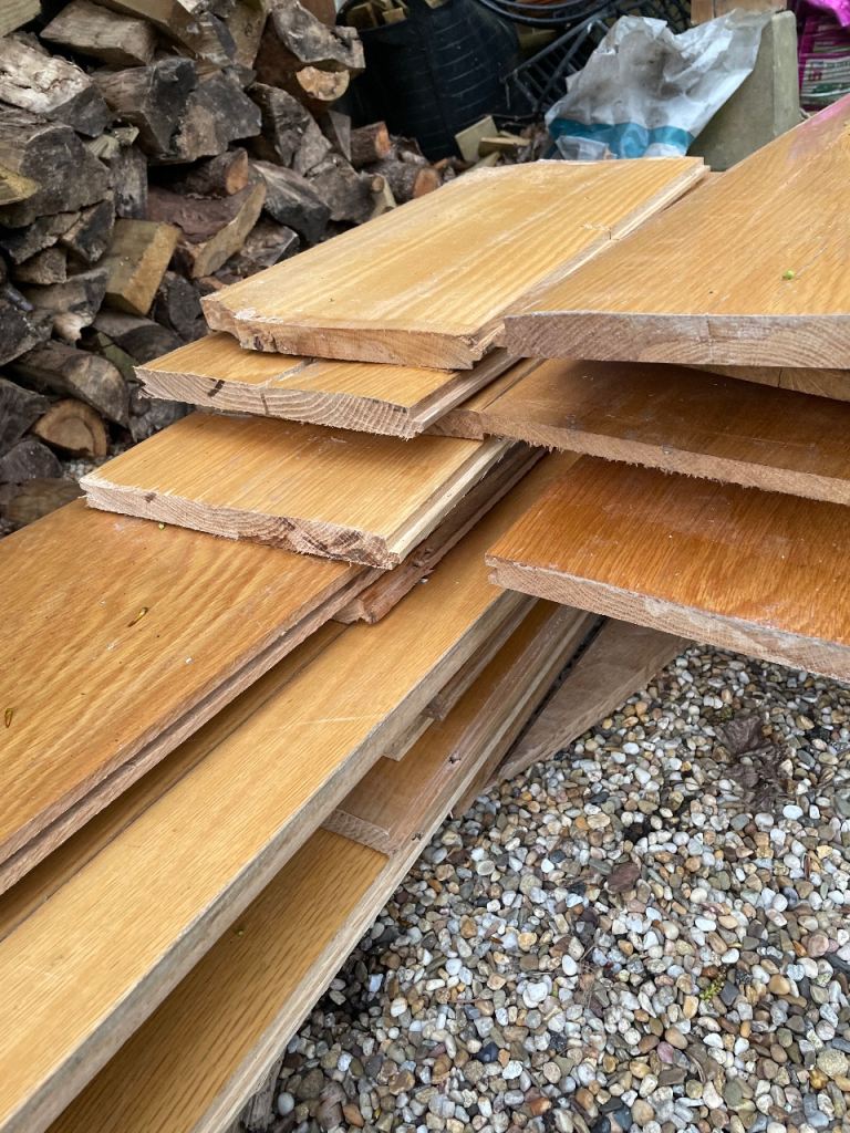 FREE Oak Flooring for Firewood Log Burner