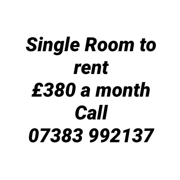 Single Room to rent £380