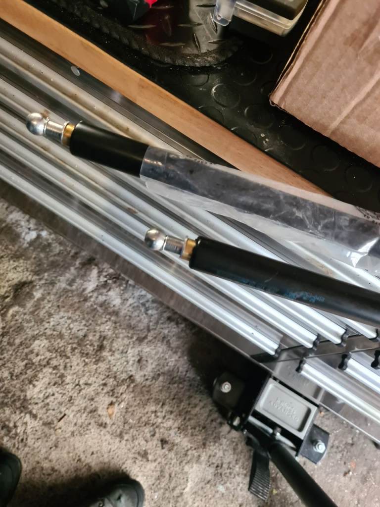 2 x pop top gas struts 