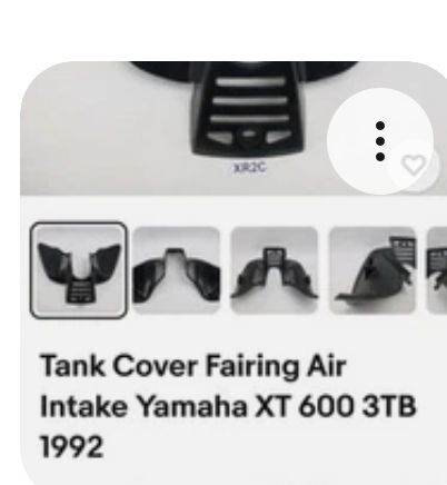 Yamaha xt 600 3tb tank Cover Fairing intake cover