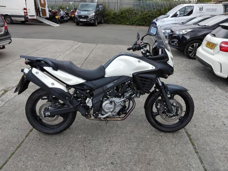 2012 12 SUZUKI DL650 AL2 V-STROM WHITEADVENTURE TOURER DL 650VSTROM 1k MLS