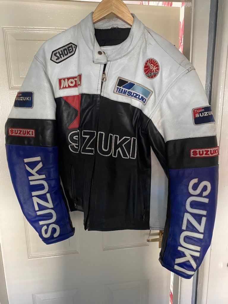 Motorbike Suzuki leather Jacket