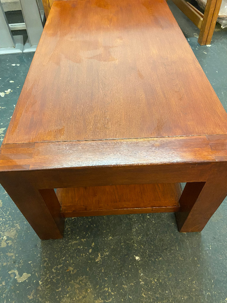 Solid oak coffee table as new! 
