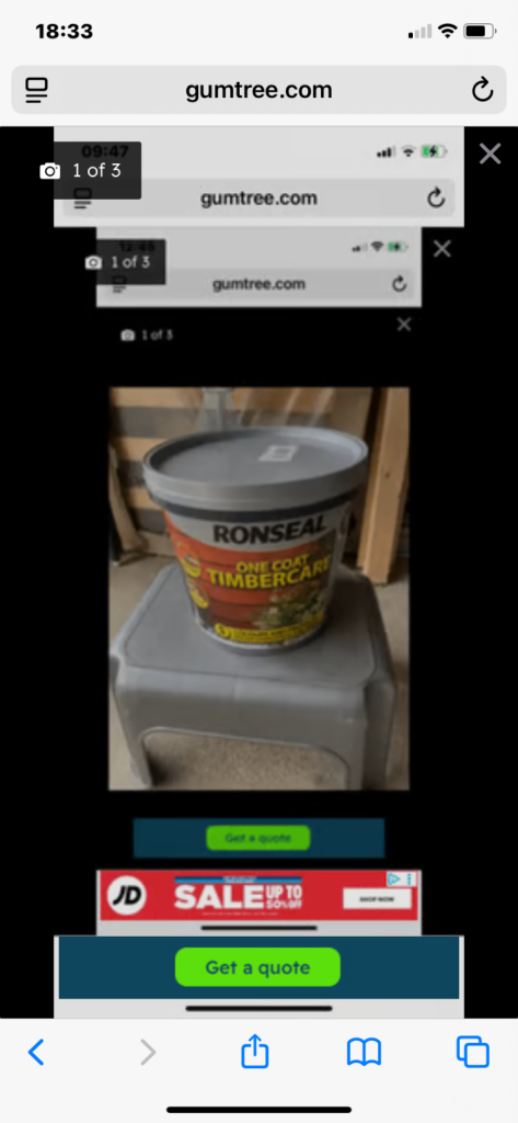 Ronseal Timbercare One Coat 5ltr