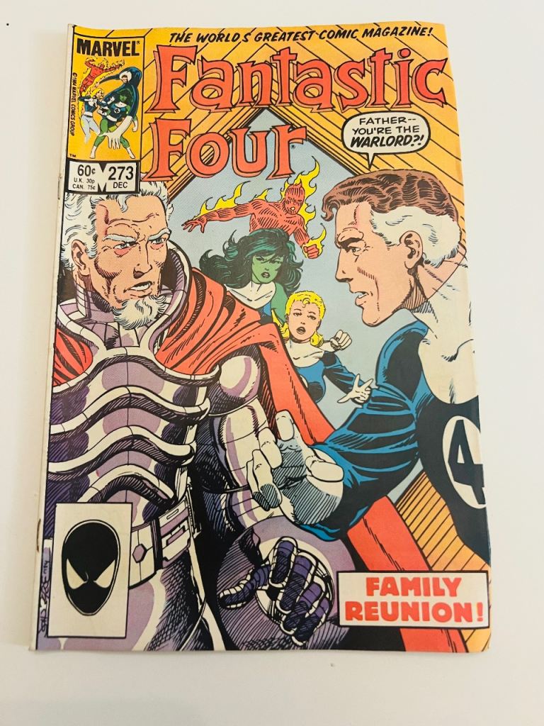 Marvel - Fantastic Four #273 (1984) 1st App of Nathaniel Richards