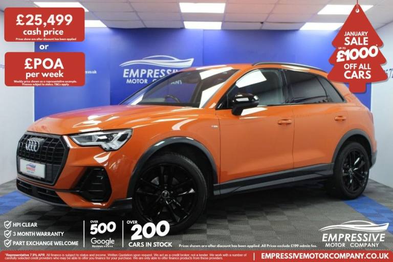 2021 21 AUDI Q3 1.5 TFSI COD 35 BLACK EDITION SUV 5DR PETROL S TRONIC EURO 6 (S/