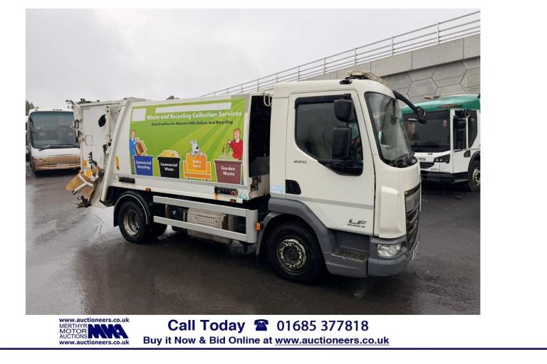 2016 DAF TRUCKS LF 220 4X2 AUTO 12 TON NTM REFUSE C/W BIN LIFT (EURO 6). --------------------- NA...