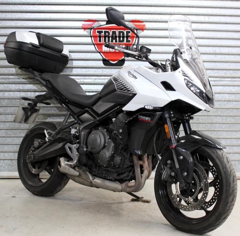 2024 24 TRIUMPH 660 TIGER SPORT ABS WHITE TRADE SALE PROJECT EASY FIX 6624 MILES