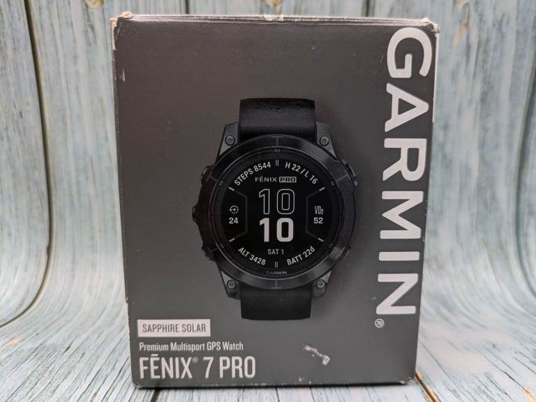 Garmin Fenix 7 Pro Sapphire Solar 47mm (Carbon grey DLC Titanium + black band)