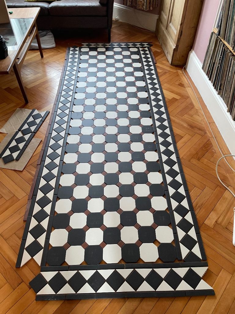 Victorian tiled path