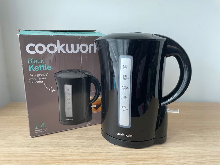 Cookworks Black Kettle 1.7L
