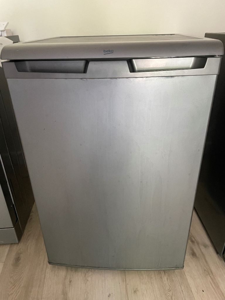 Beko Silver Undercounter Fridge - Good Condition
