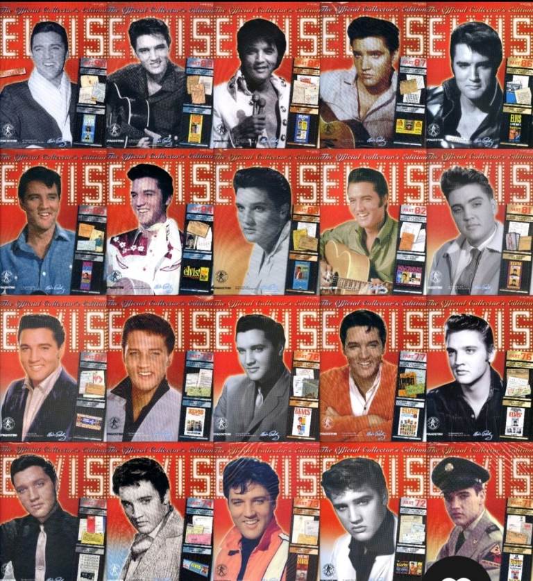 Full set Deogistini magazines  sealed Elvis presley 