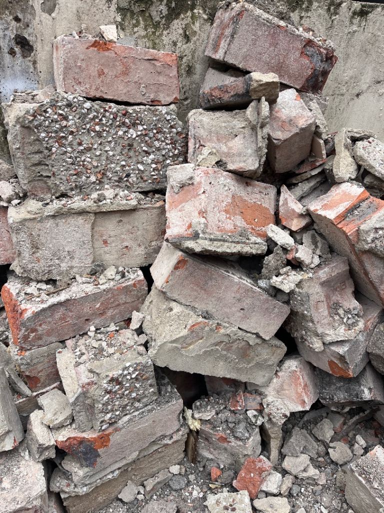 Bricks and Concrete Rubble