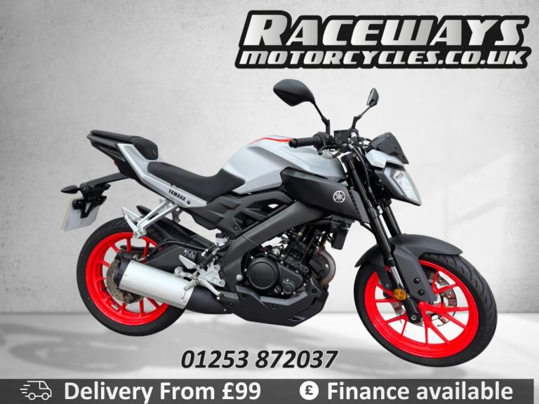 YAMAHA MT-[Phone number removed]REG 1,832 MILES GREY USED MOTORCYCLE 124CC