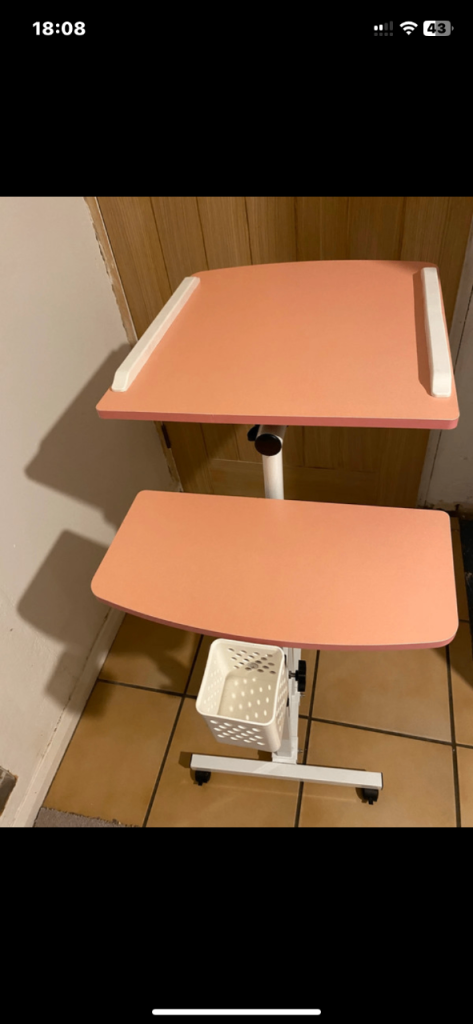 Brand new pink / peach desk 