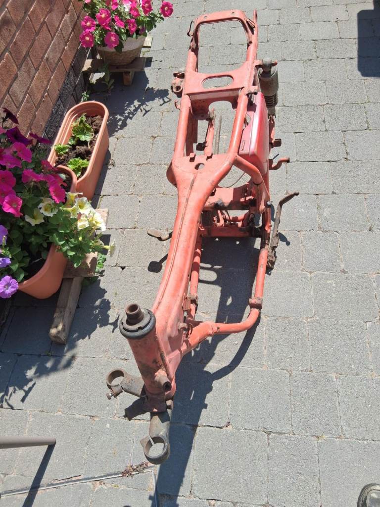 Honda 400 four frame with V5 plus other parts