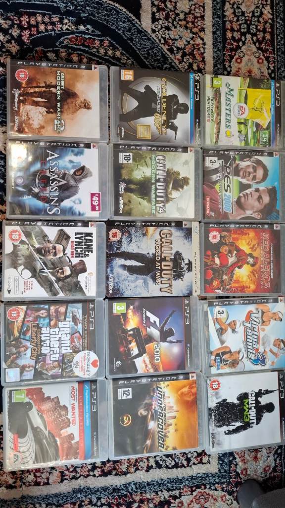 Sony PS3 with 1 extra controller and games