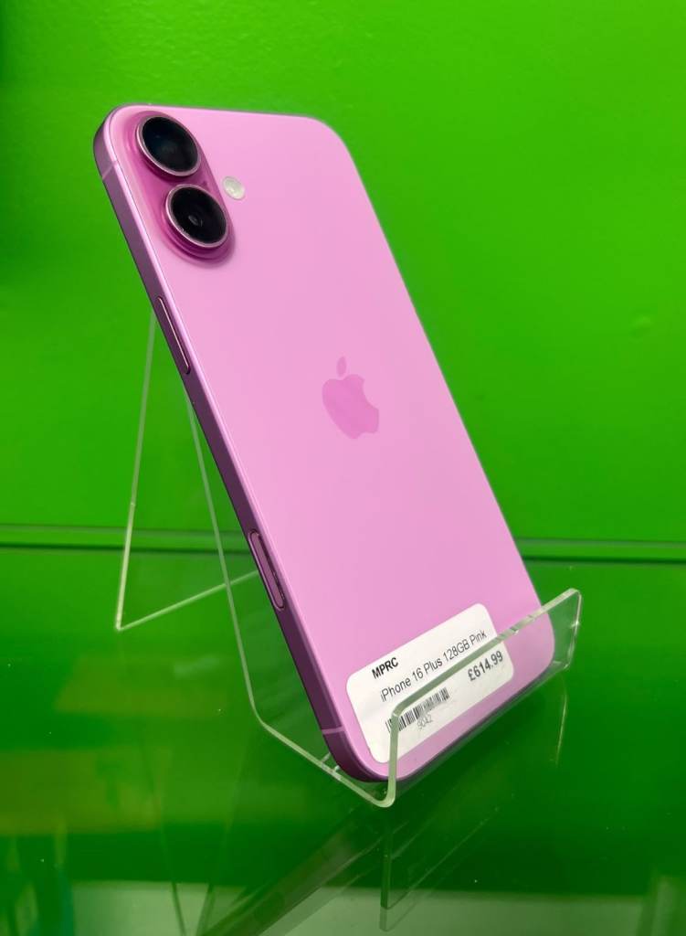 Apple iPhone 16 Plus 128GB – Pink – £614.99