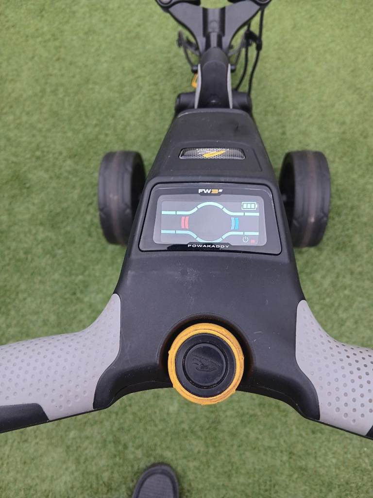 Powakaddy FW3s Electric Trolley with upgraded Litheum battery.vgc