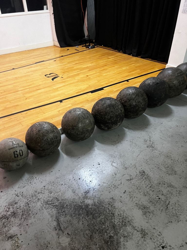 image for Atlast Endurance Set of strongman commercial gym stones 60-230kg 