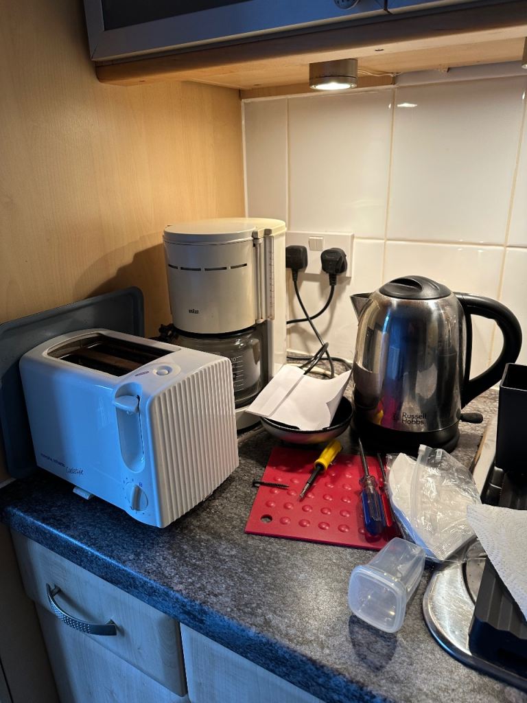 Free Basic Kettle Filter Coffee Maker Toaster