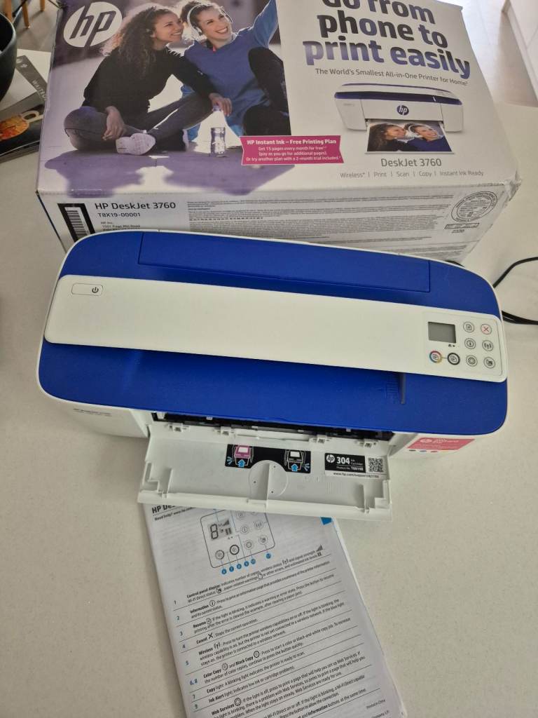 HP Deskjet 3760 wireless printer