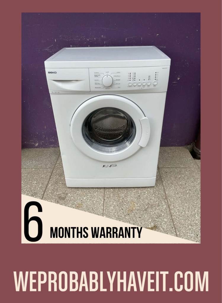 Beko 6kg washing machine with 6mths warranty (9711)