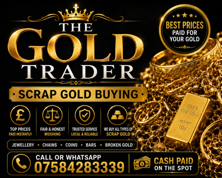 WANTED SCRAP GOLD SAME DAY PAYOUT GUARANTEED.’