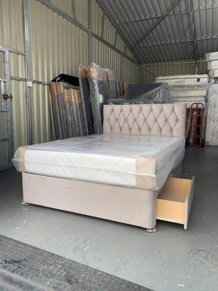 image for TODAY DELIVERY ~~~~ Single , Double , Small Double , King Size & Super King DIVAN Bed With Mattress