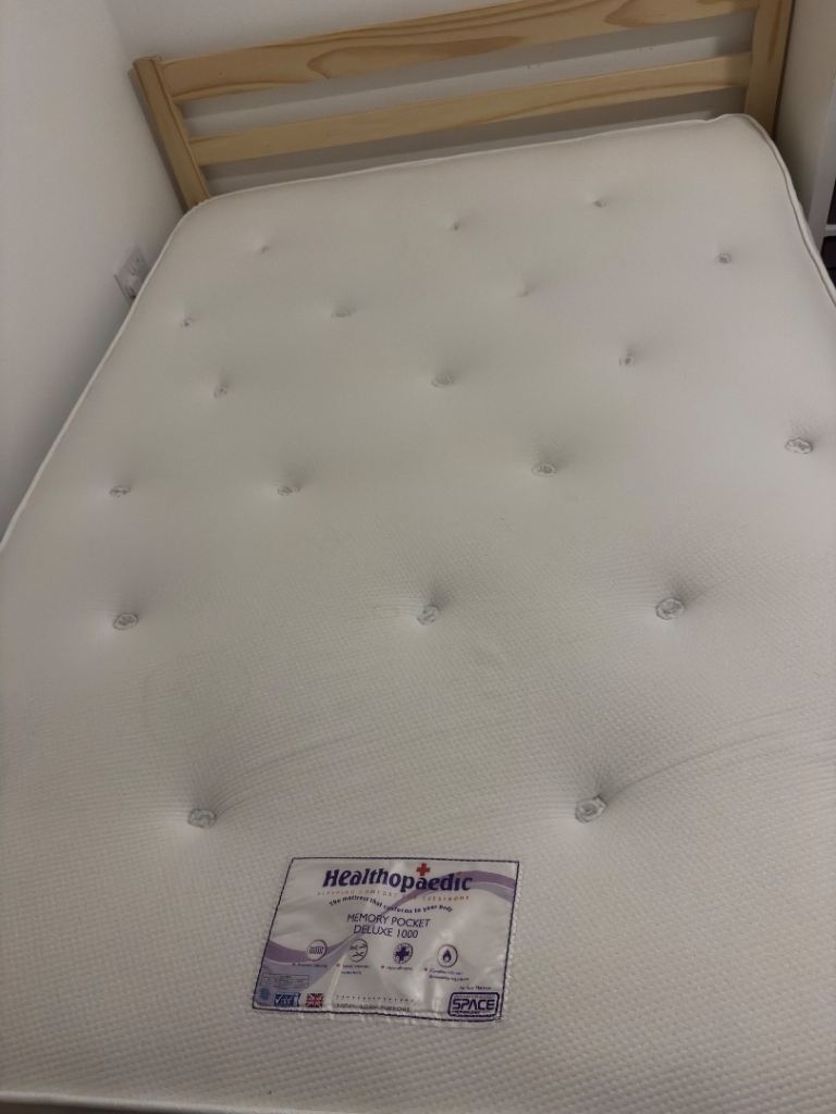 Healthopaedic Double Memory Pocket Deluxe 1000 Mattress