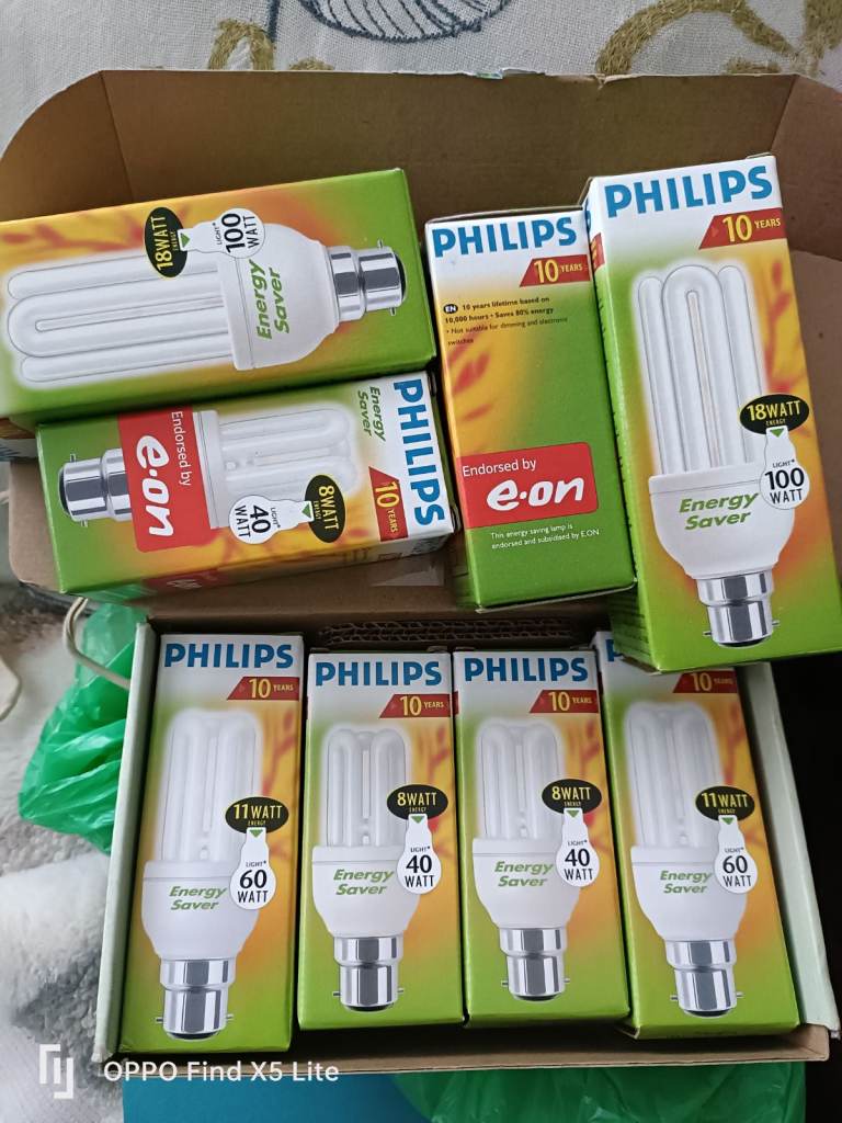 Philips energy saving light bulbs