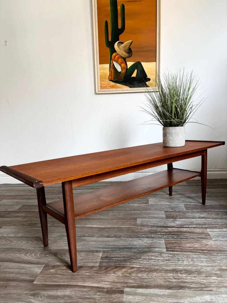 * SOLD * Vintage Retro Mid Century Teak Myer Coffee Table