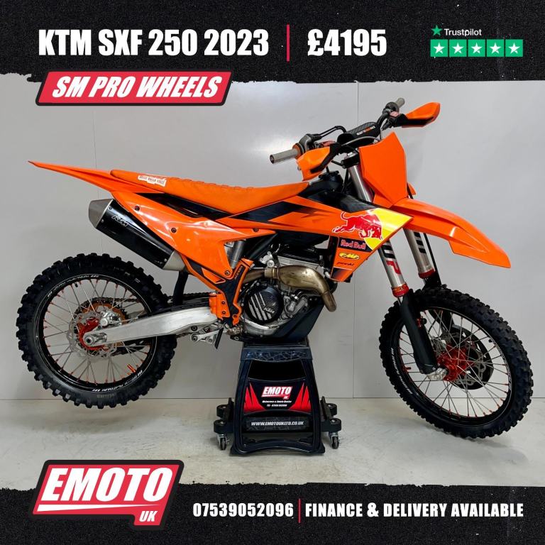 KTM SXF 250 2023 Motocross Bike 250cc @EmotoUK - Finance Available