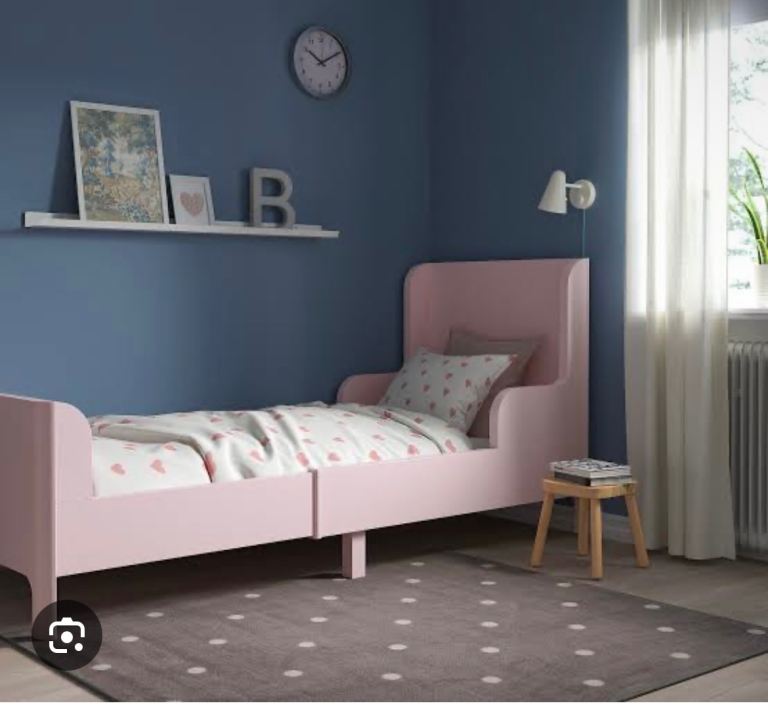 Kids ikea extending bed and mattress 
