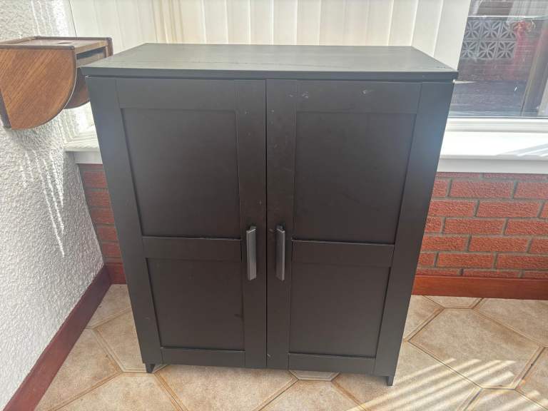 IKEA Black Storage Cabinet / Cupboard – Good Condition