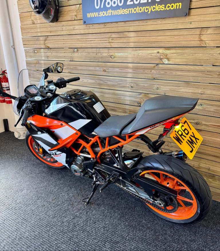 KTM RC 390 / 2017 (67) model / covered 14,395 miles